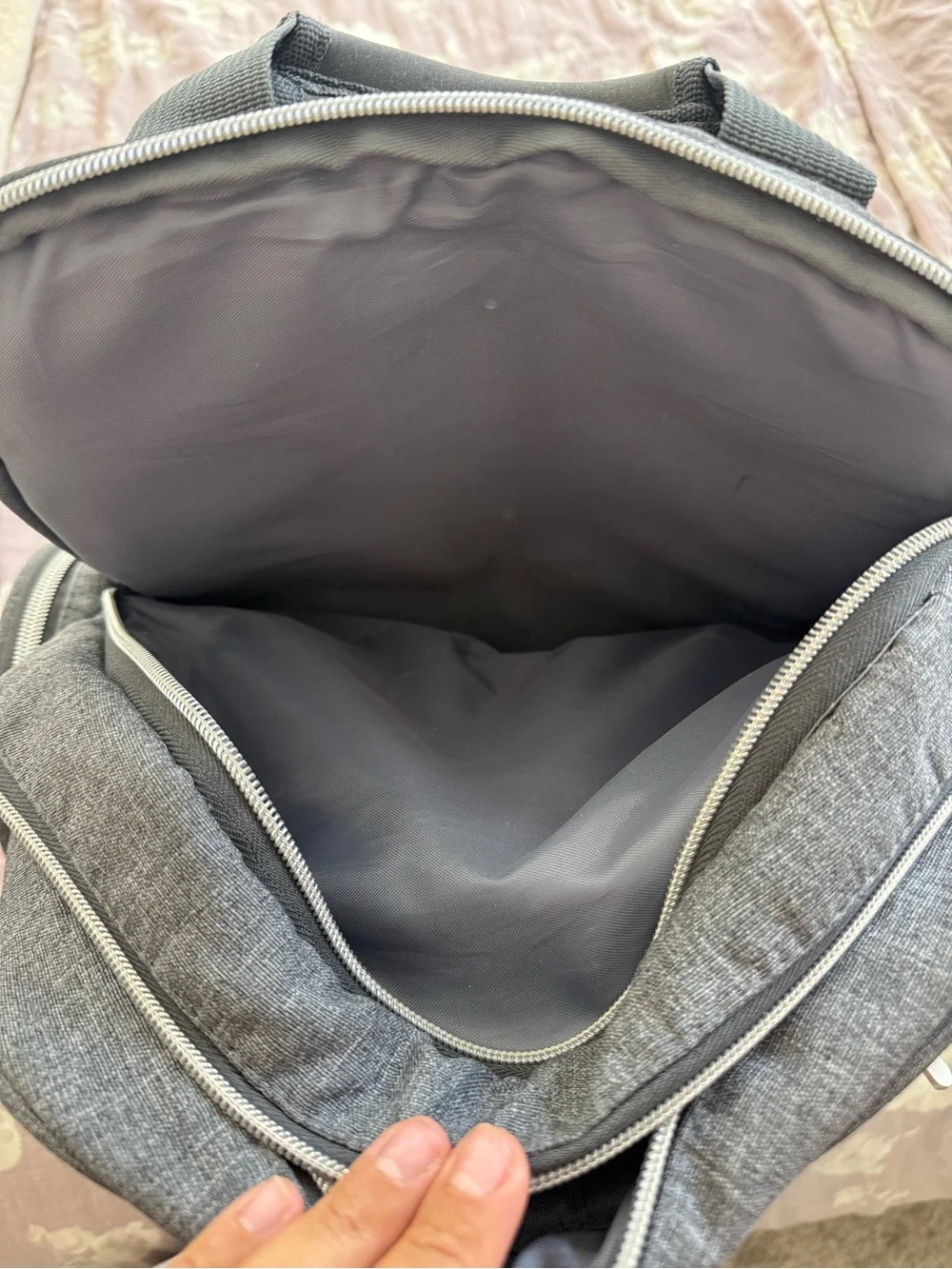 Gray ErgoBaby Diaper Bag